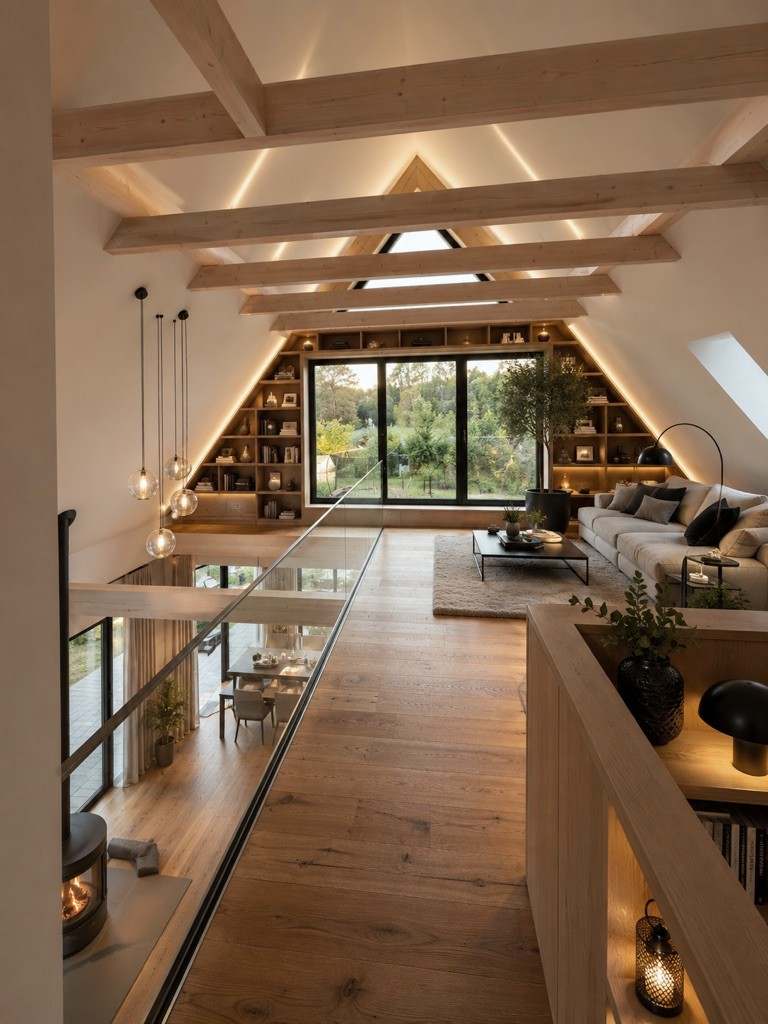 Innenausbau, Detail 5: Galerie im Dachraum – moehrkepartner architekten, Buchholz in der Nordheide